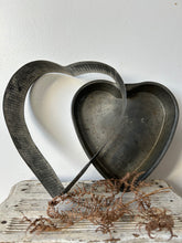 Load image into Gallery viewer, Set of 2 Vintage Heart Tins
