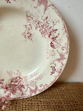 Load image into Gallery viewer, French Pink Transferware Plate
