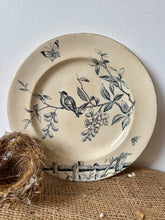 Load image into Gallery viewer, French Blue Bird Transfeware Plate
