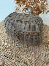 Load image into Gallery viewer, French Small vintage wicker Basket
