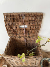 Load image into Gallery viewer, Vintage Wicker Fishing Basket
