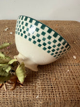 Load image into Gallery viewer, French Green Checked Cafe au Lait
