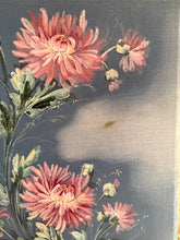 Load image into Gallery viewer, Pretty French Dahlias Oil on Fabric
