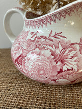 Load image into Gallery viewer, Pink Transferware Sarreguimes Jug
