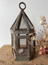 Load image into Gallery viewer, Vintage Metal Caged Lantern
