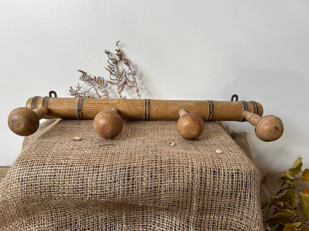 French Wooden Coat Hooks