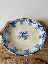 Load image into Gallery viewer, French Vintage Pretty Blue Compote
