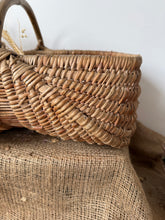 Load image into Gallery viewer, French Vintage Wicker Harvesting Basket
