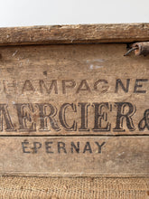 Load image into Gallery viewer, French Antique Wooden Champagne Crate
