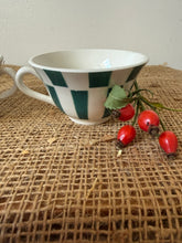 Load image into Gallery viewer, Pair of French Vintage Green Digoin Cups
