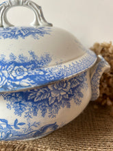 Load image into Gallery viewer, French Transferware Ironstone Soupiere
