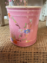 Load image into Gallery viewer, French St Uze Pink and Enamel Thè Canister
