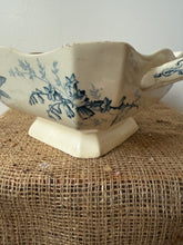 Load image into Gallery viewer, French Square Blue Transferware Dish
