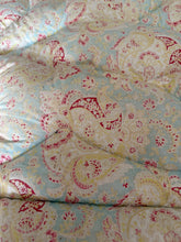 Load image into Gallery viewer, Super Gentle Duck Egg Blue Vintage Paisley Eiderdown
