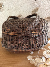 Load image into Gallery viewer, French Vintage Wicker Bressan Basket
