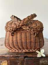 Load image into Gallery viewer, French Miniature Wicker Basket
