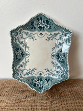 Load image into Gallery viewer, French Vintage Green Transferware Dish
