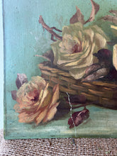 Load image into Gallery viewer, Gentle Roses Oil on Board
