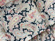 Load image into Gallery viewer, Beautiful Double Black Paisley Eiderdown
