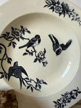 Load image into Gallery viewer, Dark Blue French Ironstone Bird Dish
