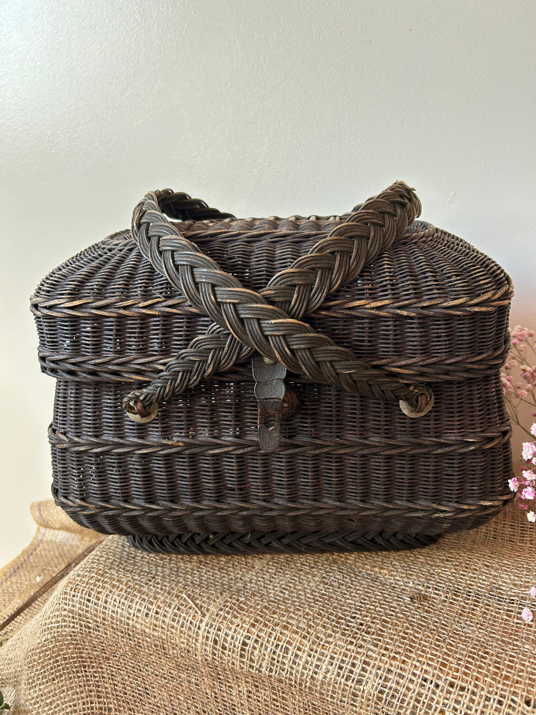 French Countryside Wicker Basket