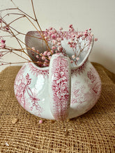 Load image into Gallery viewer, French Vintage Sarreguimes Pink Jardiniere
