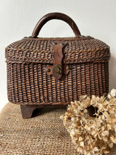 Load image into Gallery viewer, French Handled Wicker Basket
