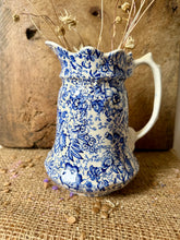 Load image into Gallery viewer, Gorgeous Blue and White Vintage Crazed Jug
