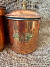 Load image into Gallery viewer, French Vintage Copper Canisters
