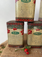 Load image into Gallery viewer, Fabulous Set of Five French Storage Canisters
