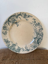 Load image into Gallery viewer, French Green Transferware Plate
