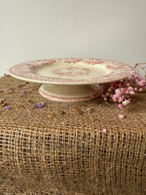 Load image into Gallery viewer, Gorgeous Pink Floral Ironstone Compote
