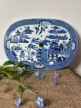 Load image into Gallery viewer, Large Vintage Willow Pattern Drainer
