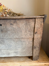 Load image into Gallery viewer, Antique Scandinavian / European Rare Hand-carved Rustic Flour Ark
