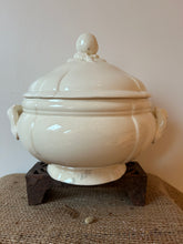 Load image into Gallery viewer, French Sarreguemines Ironstone Soupiere
