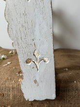 Load image into Gallery viewer, Gorgeous French Chippy White Painted Wooden Shelves
