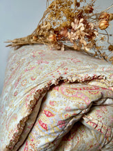 Load image into Gallery viewer, Large Vintage Neutrals Paisley Eiderdown
