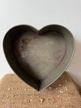 Load image into Gallery viewer, Pair of Vintage Metal Heart Shaped Tins
