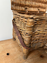 Load image into Gallery viewer, Vintage Wicker Fishing Basket in Super Condition
