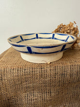 Load image into Gallery viewer, Geometric Vintage French Raised Based Bowl

