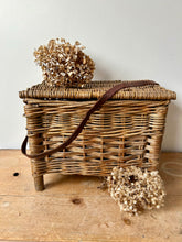 Load image into Gallery viewer, Vintage Wicker Fishing Basket in Super Condition
