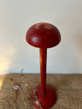 Load image into Gallery viewer, Red Vintage French Wooden Hat Stand
