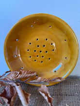 Load image into Gallery viewer, Beautiful Vintage Ochre Toned Berry Drainer
