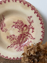Load image into Gallery viewer, French Gien Chandon Pink Discoloured Antique Dishes
