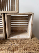 Load image into Gallery viewer, French Vintage Bleached Wooden Cheese Drainers / Moulds
