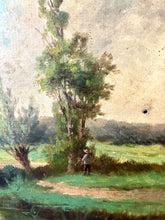 Load image into Gallery viewer, French Countryside Rural Scene Oil on Canvas
