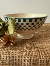 Load image into Gallery viewer, French Green Checked Cafe au Lait
