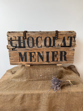 Load image into Gallery viewer, Scratch Built French Chocolat Menier Crate
