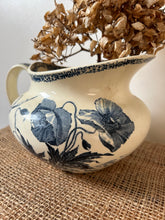 Load image into Gallery viewer, French Blue and Off White   Ironstone Jug
