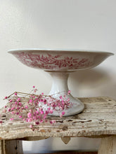 Load image into Gallery viewer, Taller French Pink Transferware Compote
